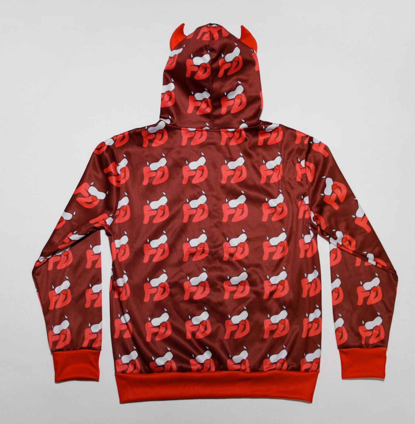 Red Horn Full Zip Hoodie